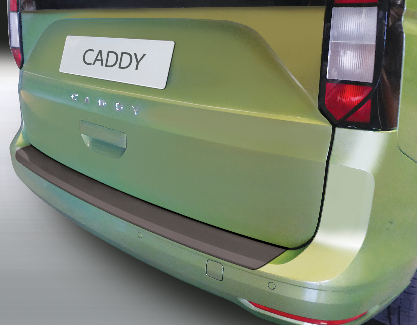 RECAMBO Ladekantenschutz, Zubehör für VW CADDY V, Typ SB, ab 2020,  Edelstahl matt gebürstet