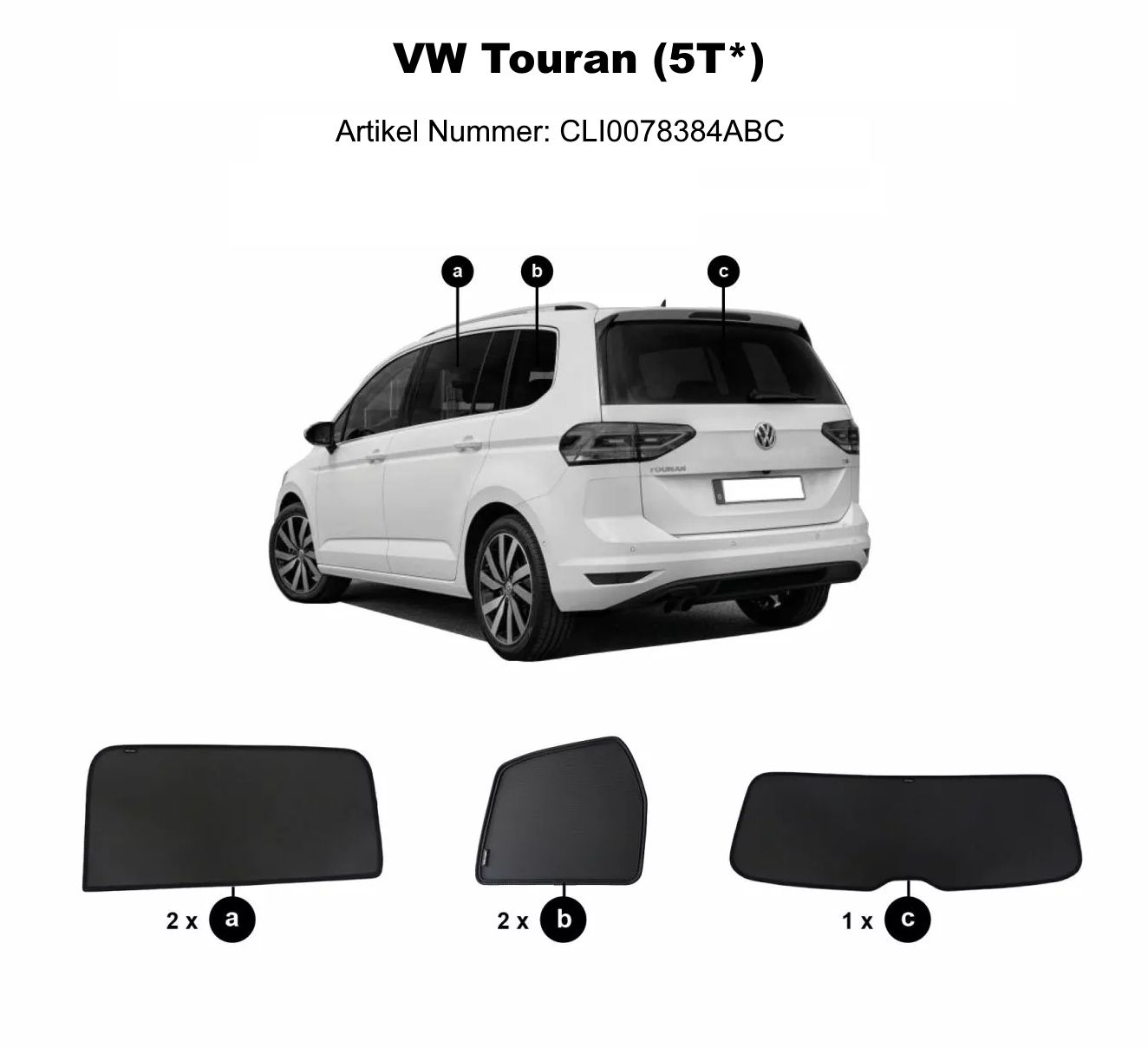 Volle Deckungen Sonnenschirme Für VW Volkswagen Touran Zubehör Mk2 5T 2016  ~ 2023 Volle Surround Windschutzscheibe Fenster Shaby Visier 2022 -  AliExpress