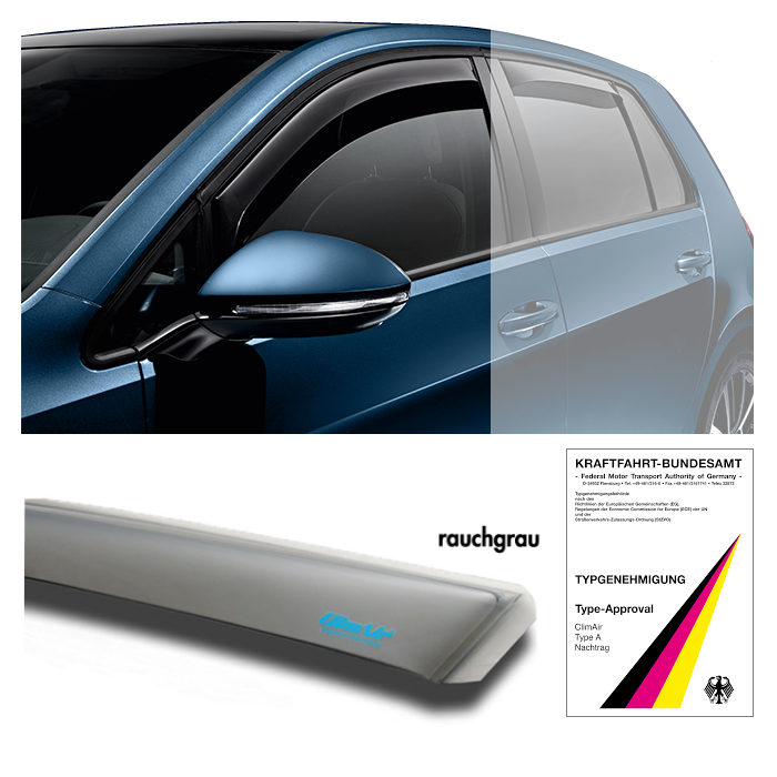  Winddeflector PROFI BMW X5 (E70) - smokegrey