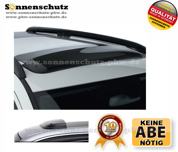 Dachwindabweiser Openair BMW 3er Limousine (F30) 4-Türer rauchgrau
