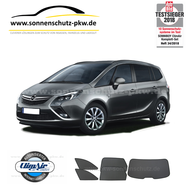 Sonnenschutz für Opel Zafira B 5-Türer BJ. 05-14, 6-teilig, 99,90 €