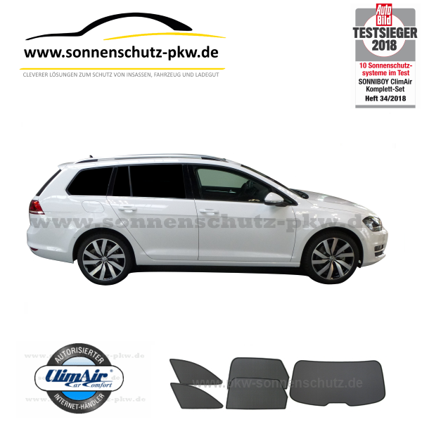 Sonnenschutz Volkswagen Golf VII Variant (5G) Set