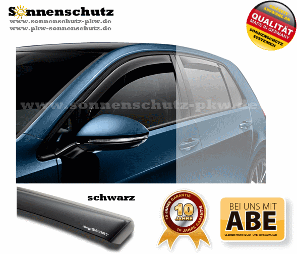 Vw t25 wind shop deflectors
