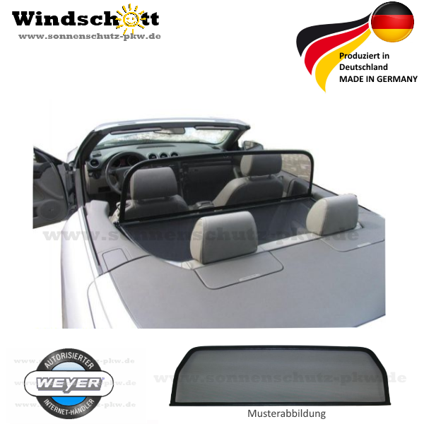 www.sonnenschutzpkw.de convertibles wind deflector Audi A4 07/2003
