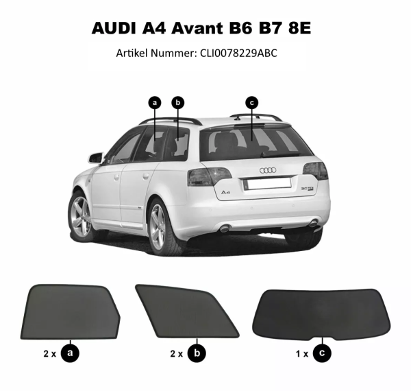 sonnenschutz sonniboy audi A4 Avant B7 B6