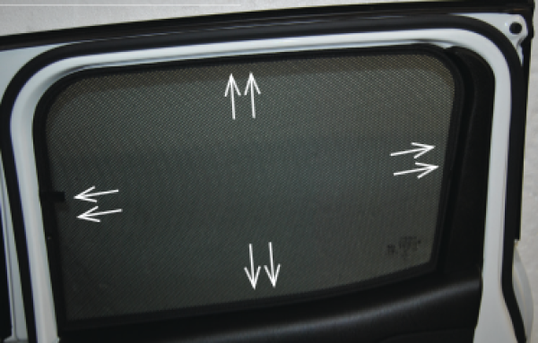 Car shades Sonnenschutz Jeep Renegade Tür hinten