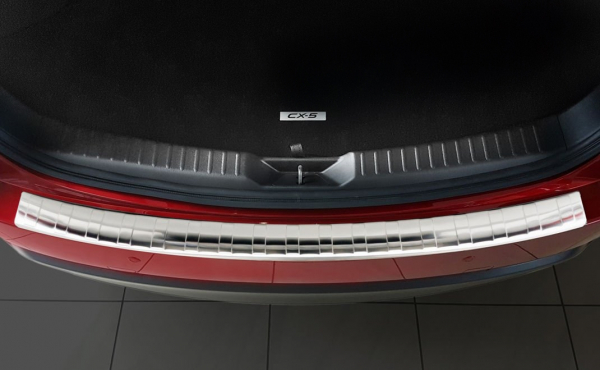 Mazda CX-5 Edelstahl Ladekantenschutz
