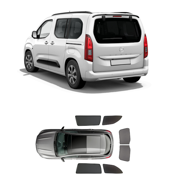 Car Shades opel Combo opening rear window