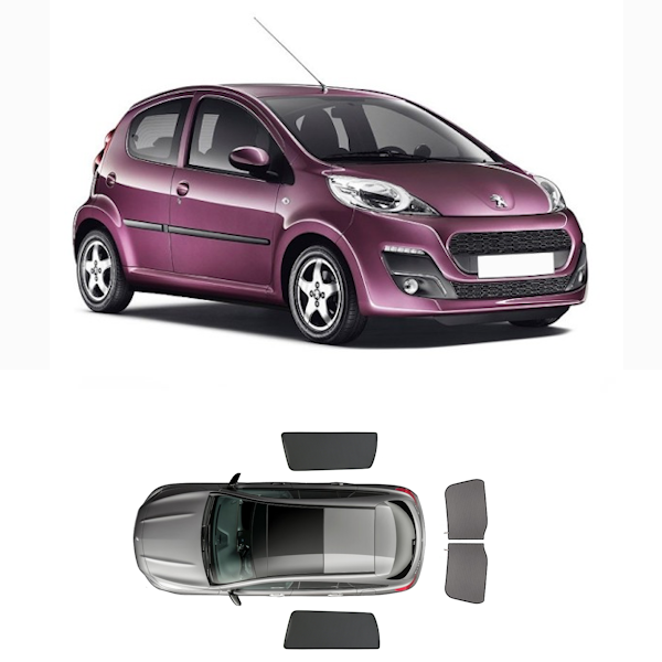 Car Shades Peugeot 107 P 5-Door