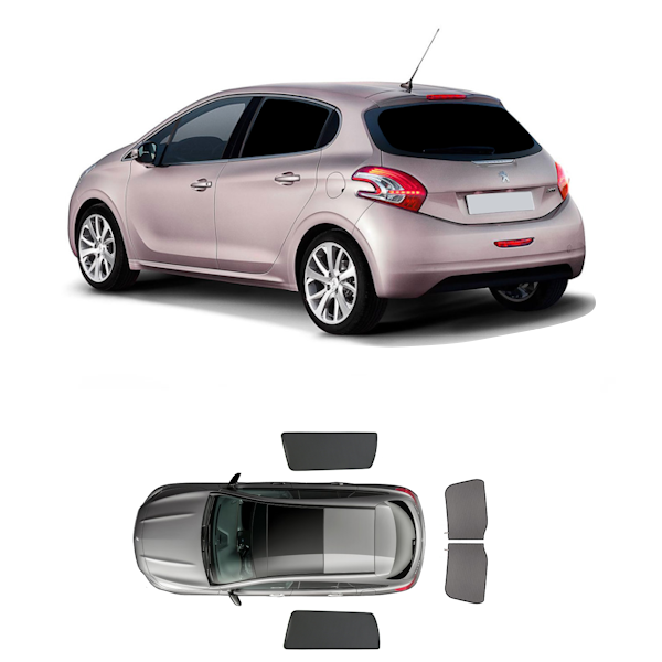 Car Shades Peugeot 208 C