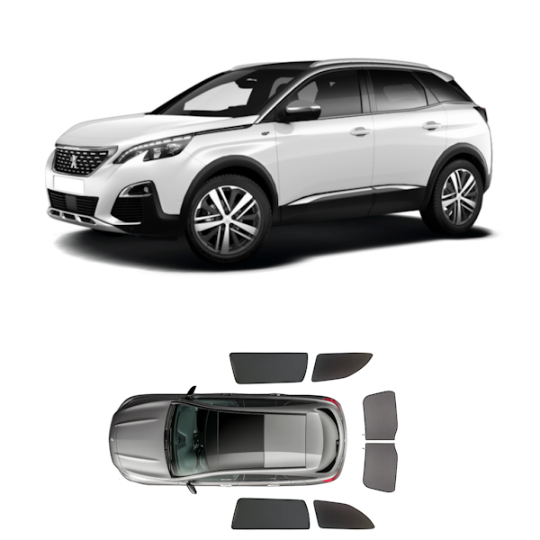 Car Shades Peugeot 3008 M