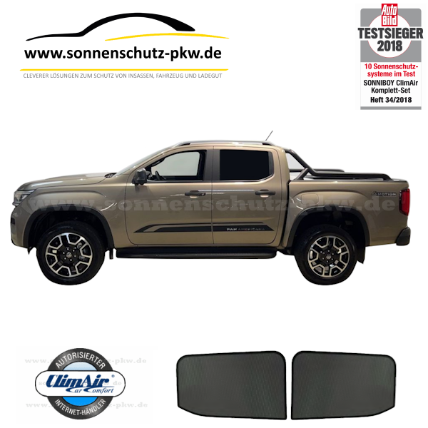 car shades VW Amarok
