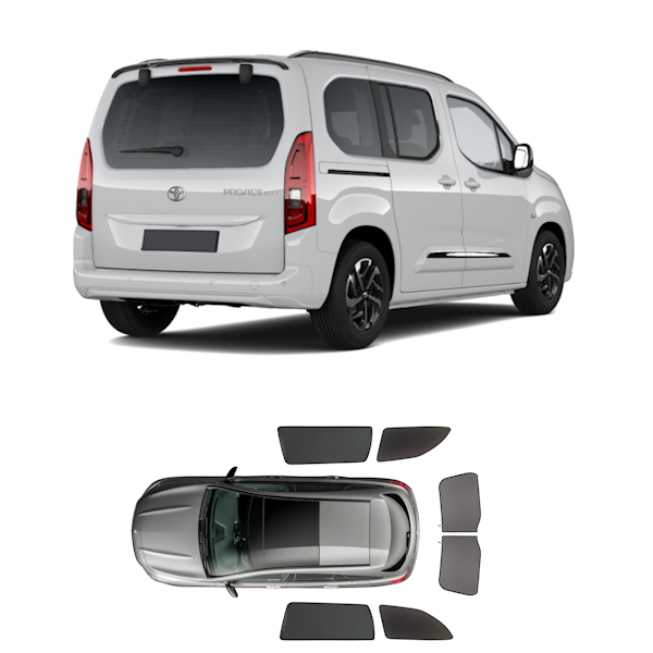 Car Shades Toyota Proace City Verso opening rear window