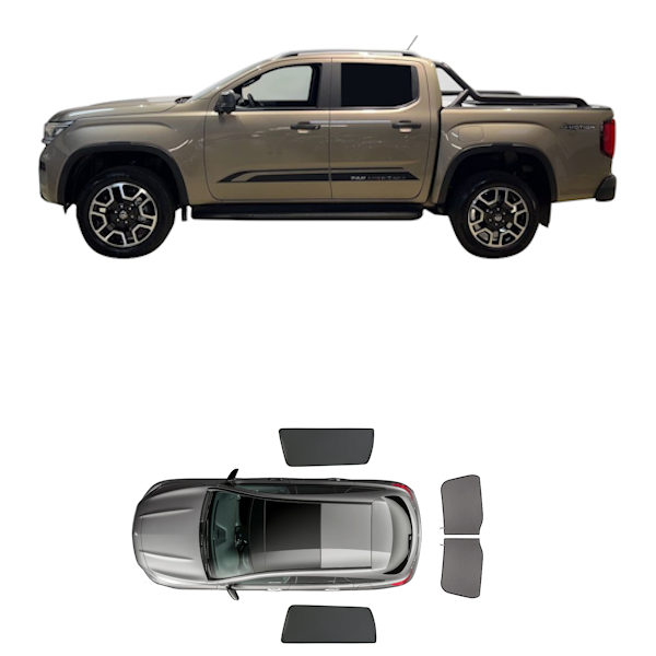Sun protection VW Amarok double cab T1A T1B