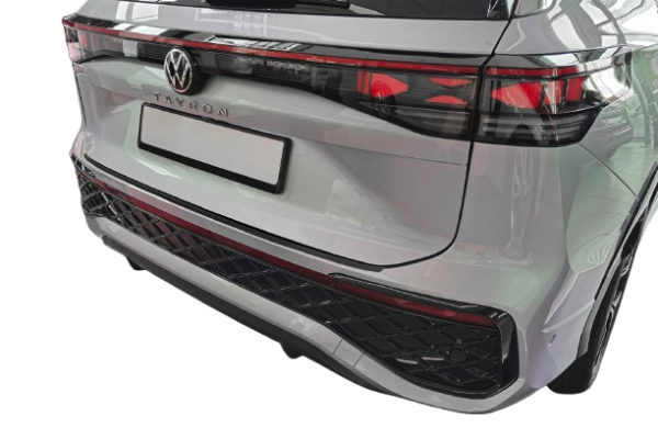 Edelstahl Ladekantenschutz VW Tayron graphit schwarz