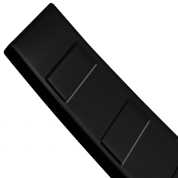 Volvo XC60 Edelstahl Ladekantenschutz schwarz chrome