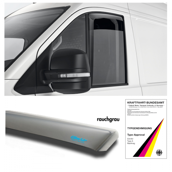 Windabweiser VW Crafter grau