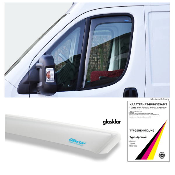Windabweiser Fiat Ducato 230 244 klar