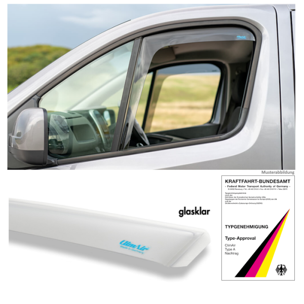 climair Windabweiser Fiat Talento klar