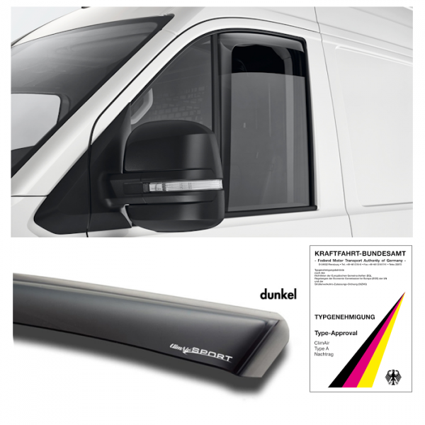 Windabweiser VW Crafter schwarz