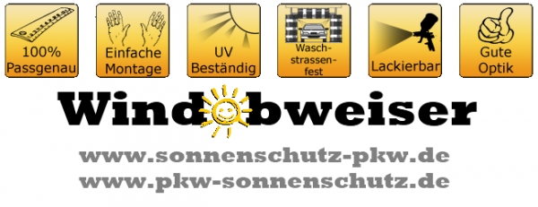 Dachwindabweiser Openair CITROEN XM 5-Türer rauchgrau
