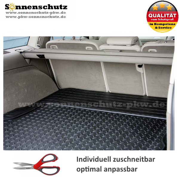 Kofferraummatte universal 110 x 144 cm - schwarz Kofferraummatte universal 110 x 144 cm - schwarz