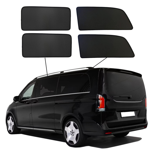 sun protection Mercedes V-Class W447 long Side windows Sunclip