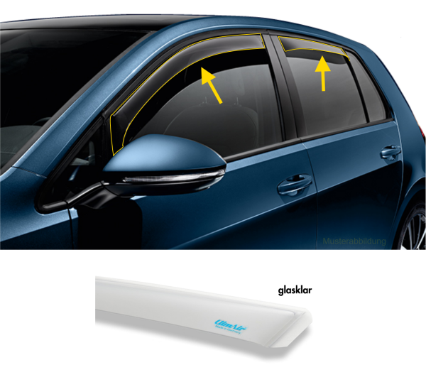 Windabweiser Dacia Spring - klar klar