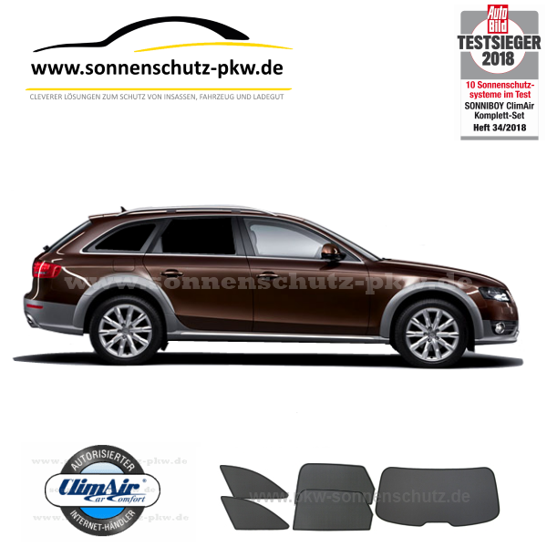 audi a4 allroad B8 sun shades