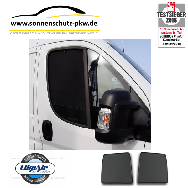 car shades Peugeot Boxer sonniboy
