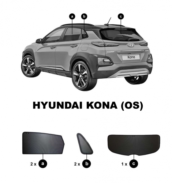 HYUNDAI Kona sonnenschutz sonniboy