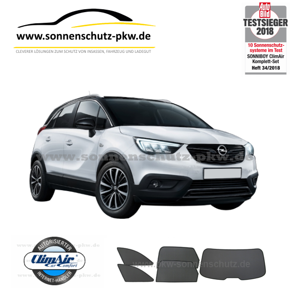 sun shades vauxhall crossland x