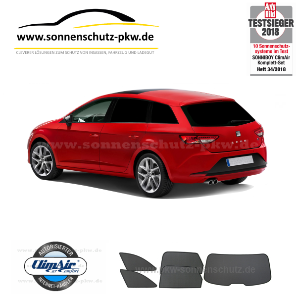 seat leon ST 5f sonnenschutz heckscheibe