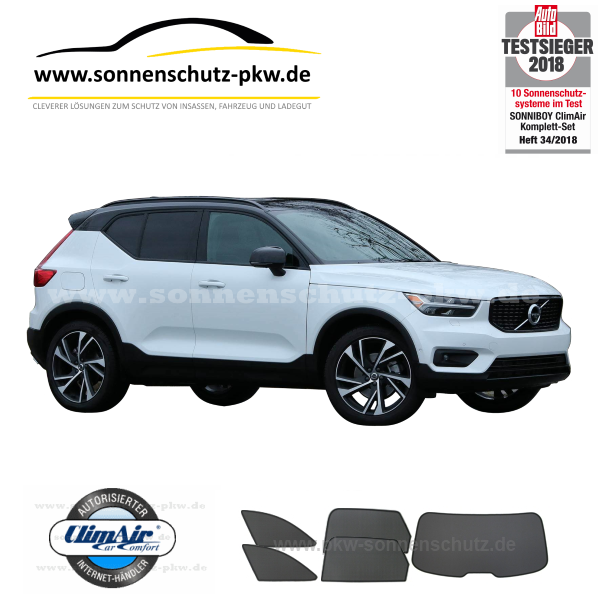 Volvo XC40 sunshades