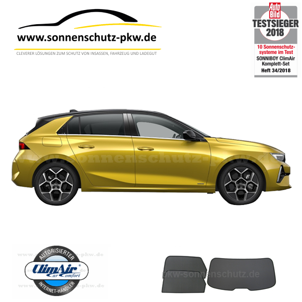 Sonnenschutz Sonniboy Opel Astra L