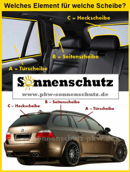 Sun protection VW Tiguan Allspace (LWB/AD1/5N) 08.2017-08.2024