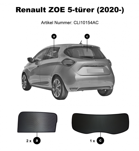 sonnenschutz sonniboy renault Zoe